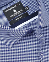 Check Navy Tailored Smart Fit Shirt FS2938-1SF-15