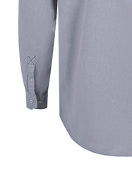 Grey Embriodery Plain Casual Shirt CS2370-1R-XXL