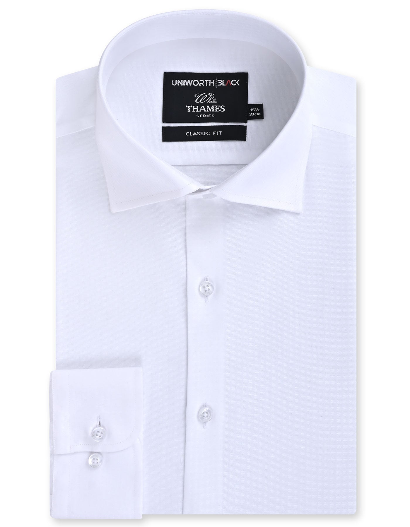 Self White Classic Fit Shirt FS20499RF-14.5