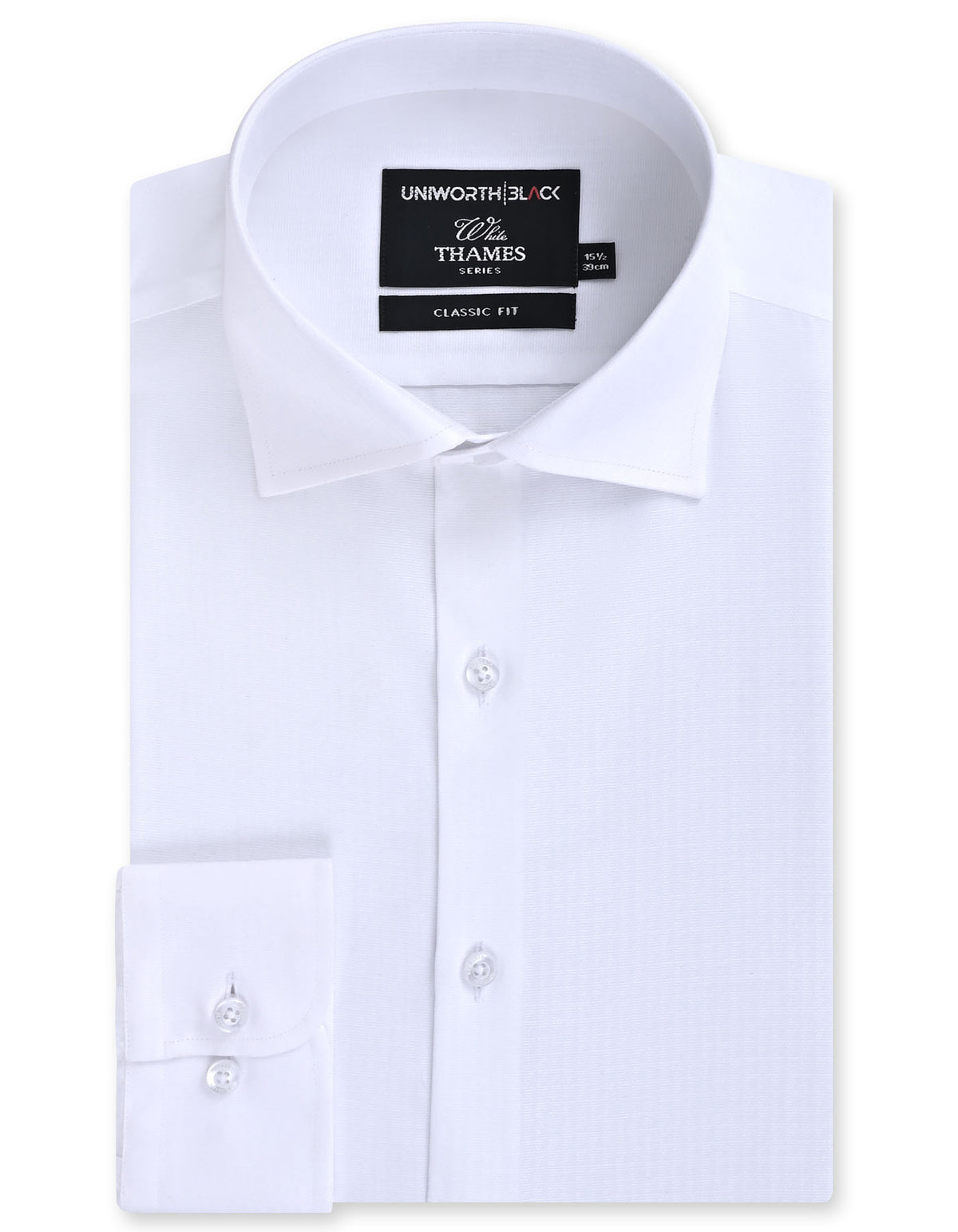 Self White Classic Fit Shirt FS20499RF-14.5