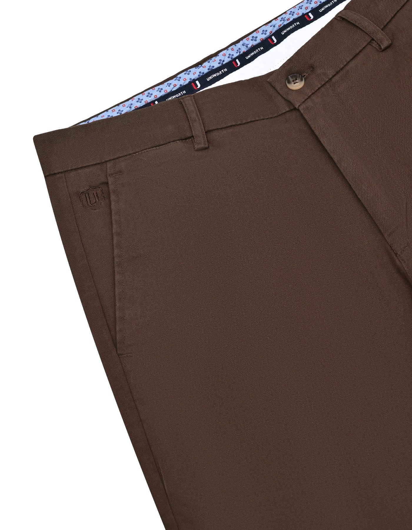 Chocolate Classic Fit Cotton Trouser FTC2530C-36