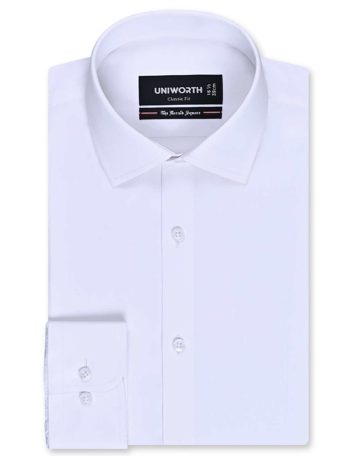 Plain White Classic Fit Shirt FS1318-17RF-14.5