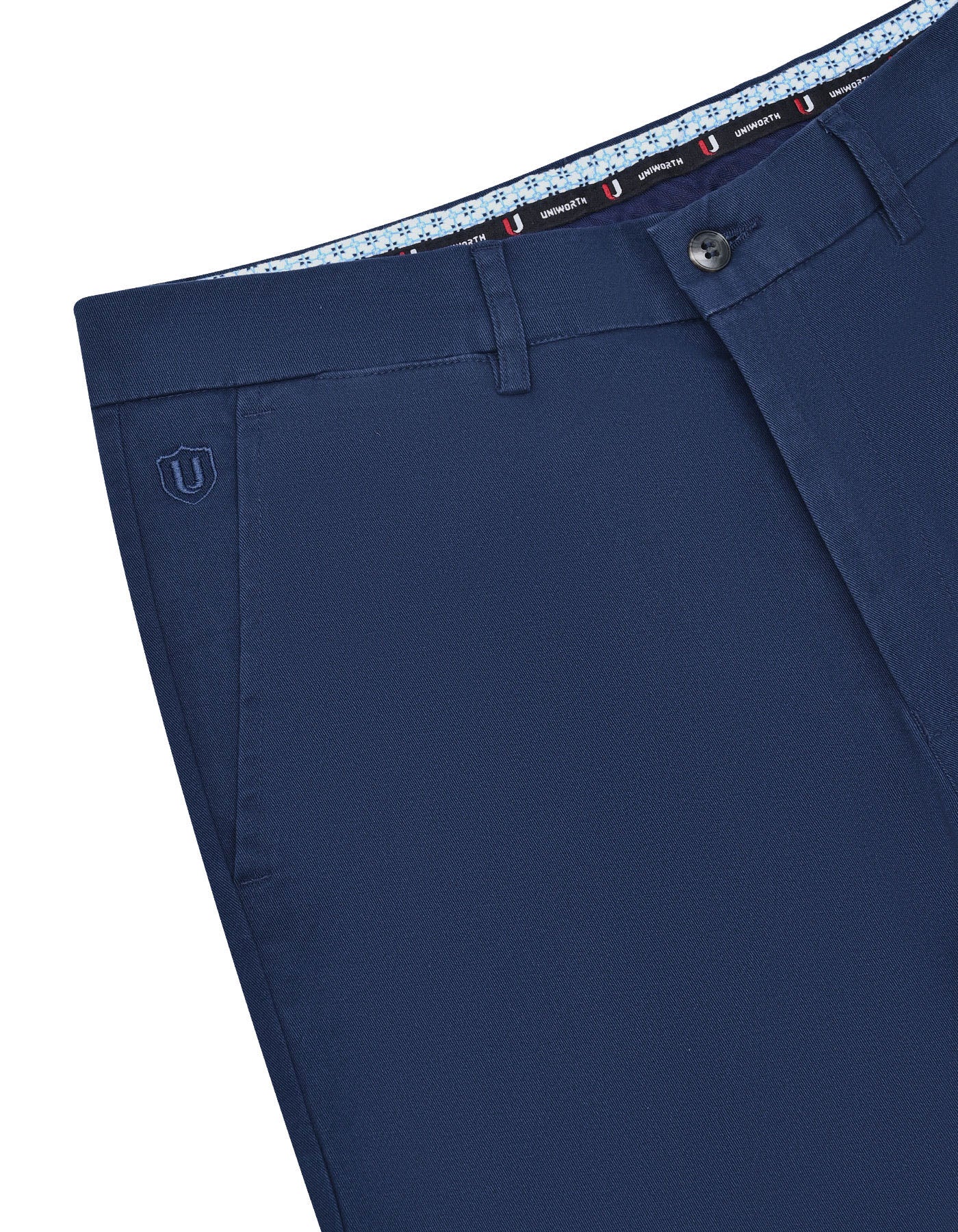 Navy Classic Fit Cotton Trouser FTC2533C-36