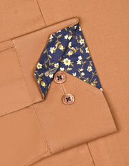 Plain Khaki Tailored Smart Fit Shirt FS1633-2SF-15.5