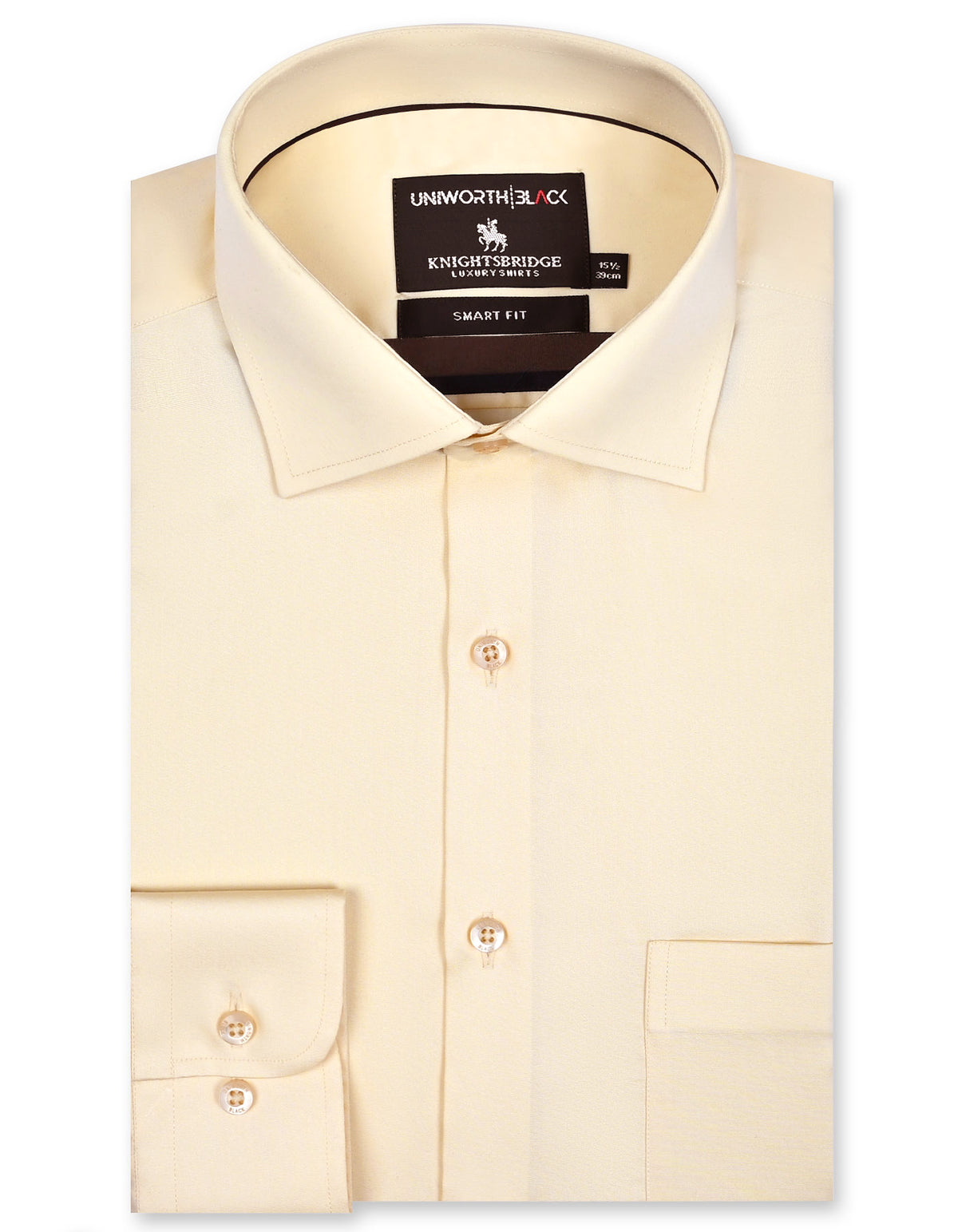 Plain Cream Smart Fit Shirt FS2274-1SF-14.5