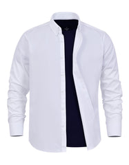 Casual Shirt Woven White L CSW2604 Uniworth CSW2604-L