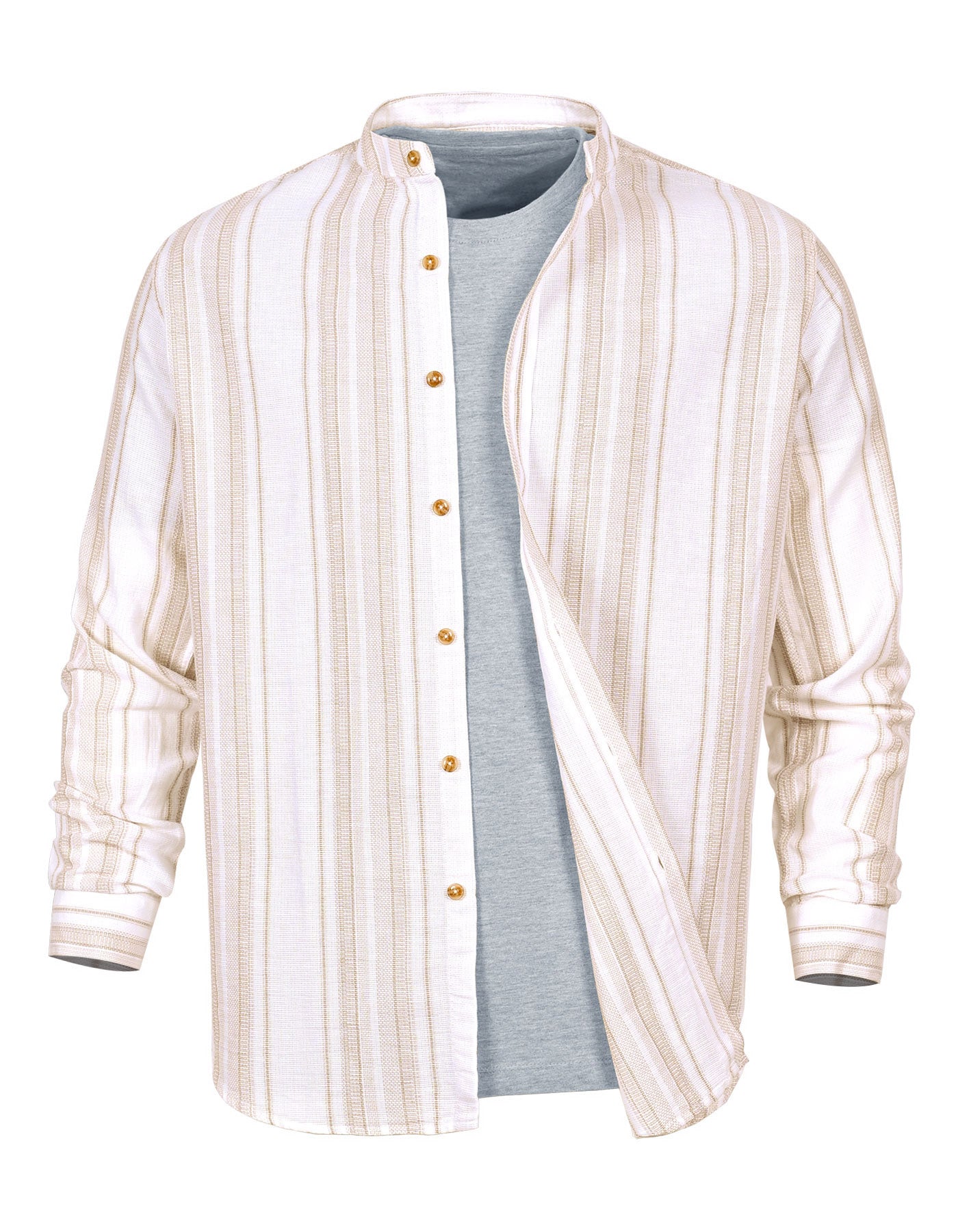 Casual Shirt Woven L Brown L CSW2501 Uniworth CSW2501-L