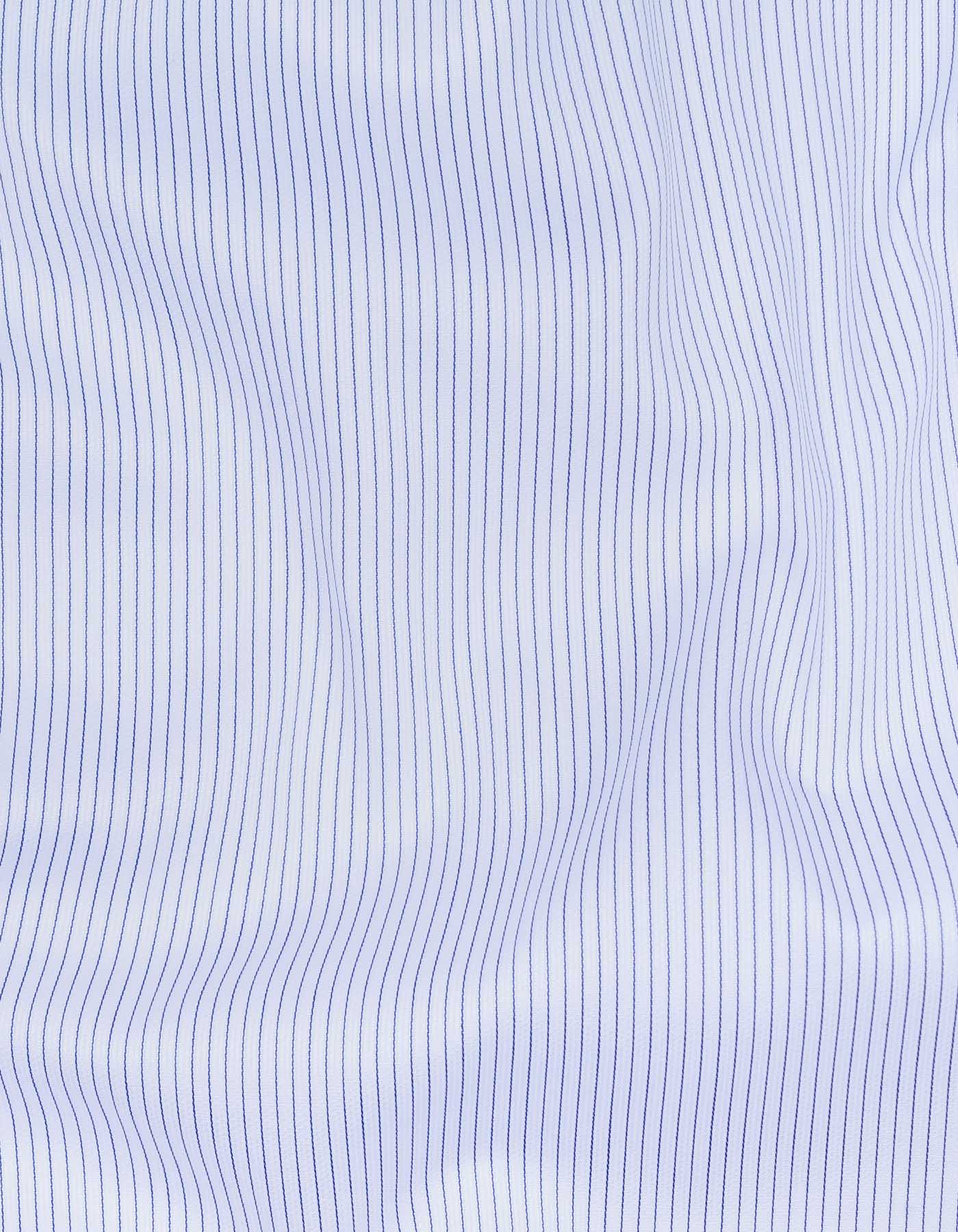 Stripe Navy Tailored Smart Fit Shirt FS2904-1SF-16