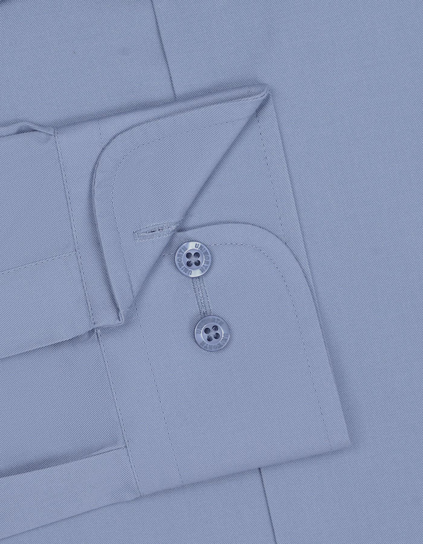 Plain L Grey Classic Fit Shirt FS1636-1RF-15.5