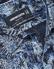 Printed Black Smart Fit Shirt FS830SH-15