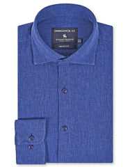 Plain Navy Tailored Smart Fit Shirt FS2408-3SF-14.5