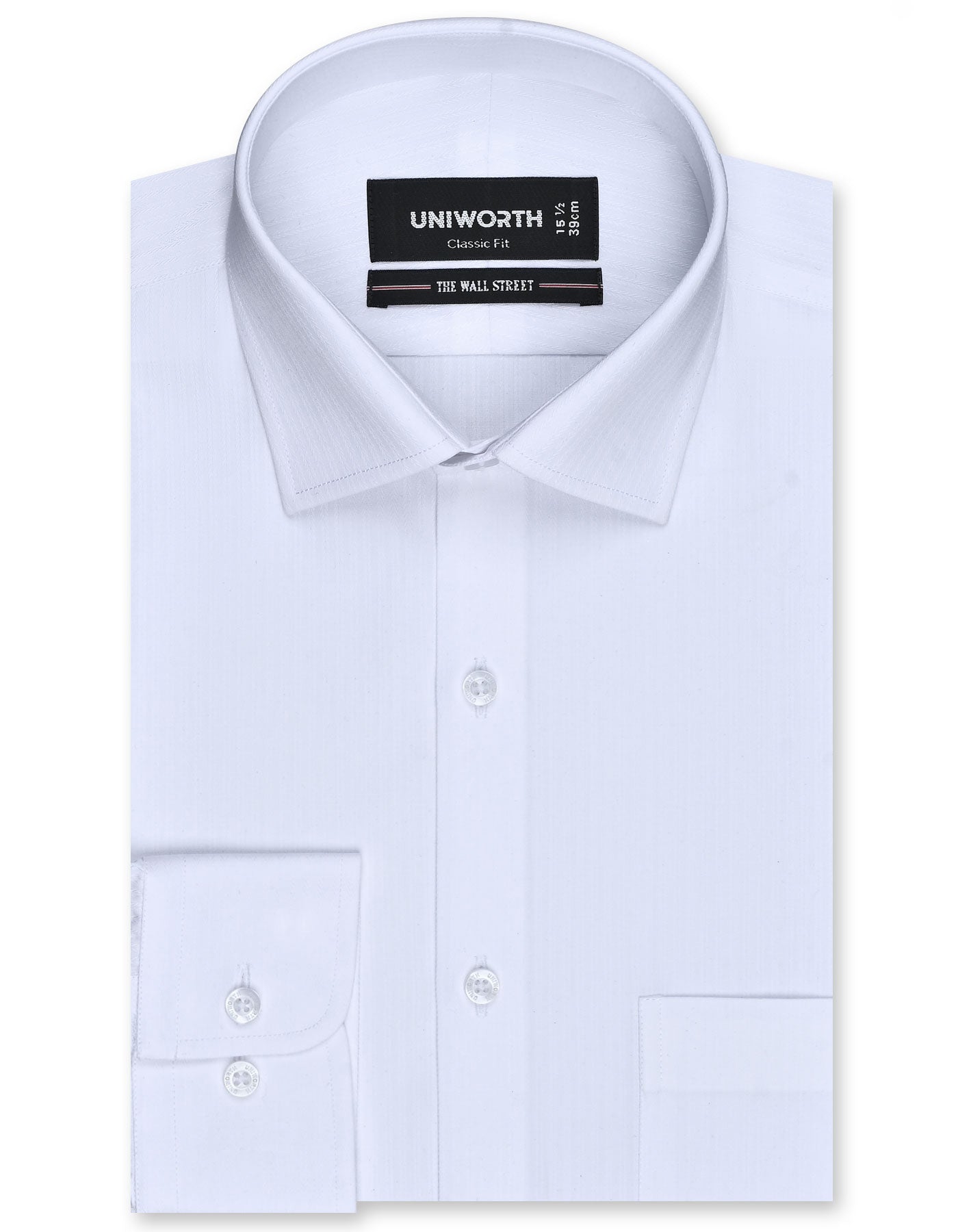 Self White Classic Fit Shirt FS20443RF-14.5