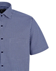 Check D Navy Smart Fit Shirt FS2951SH-15.5