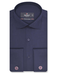 Plain Navy Tailored Smart Fit Shirt FS1314-4SD-14.5