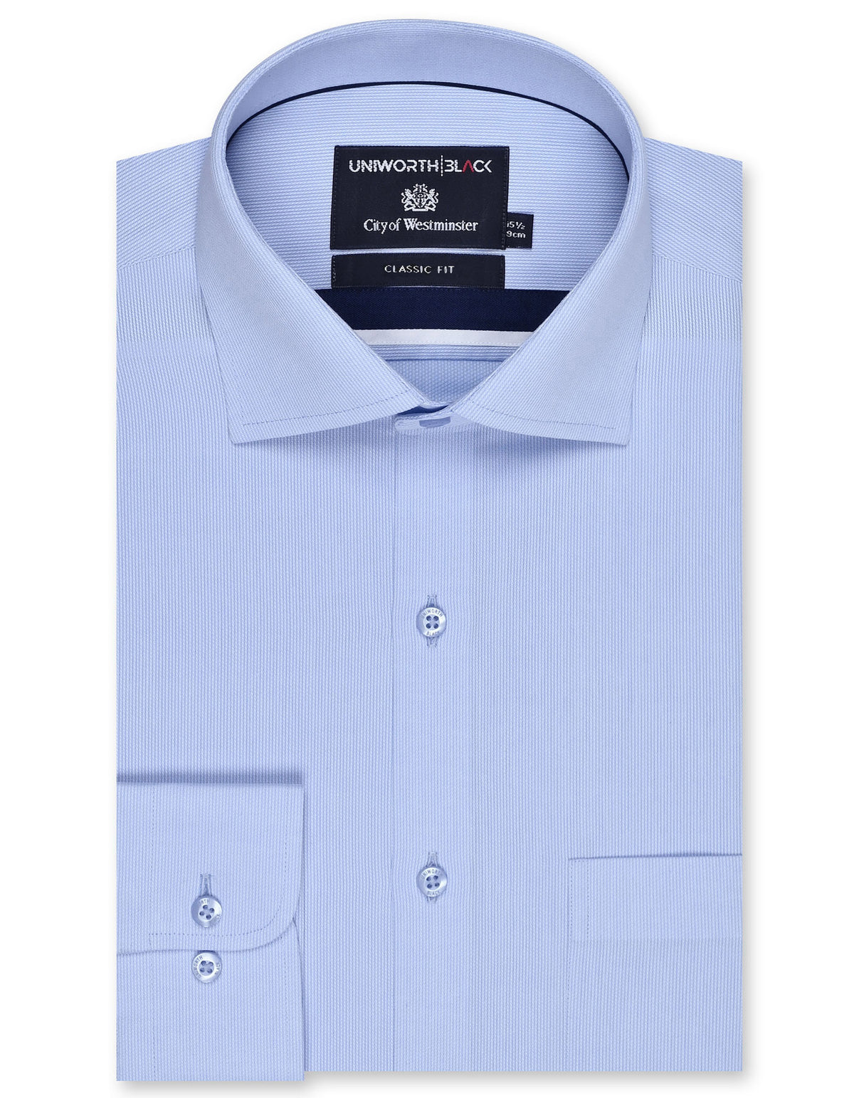 Self Sky Classic Fit Shirt FS20438RF-14.5