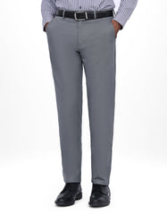 Grey Classic Fit Cotton Trouser FTC2531C-32