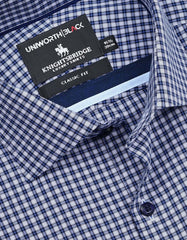 Check D Navy Classic Fit Shirt FS2951RH-15