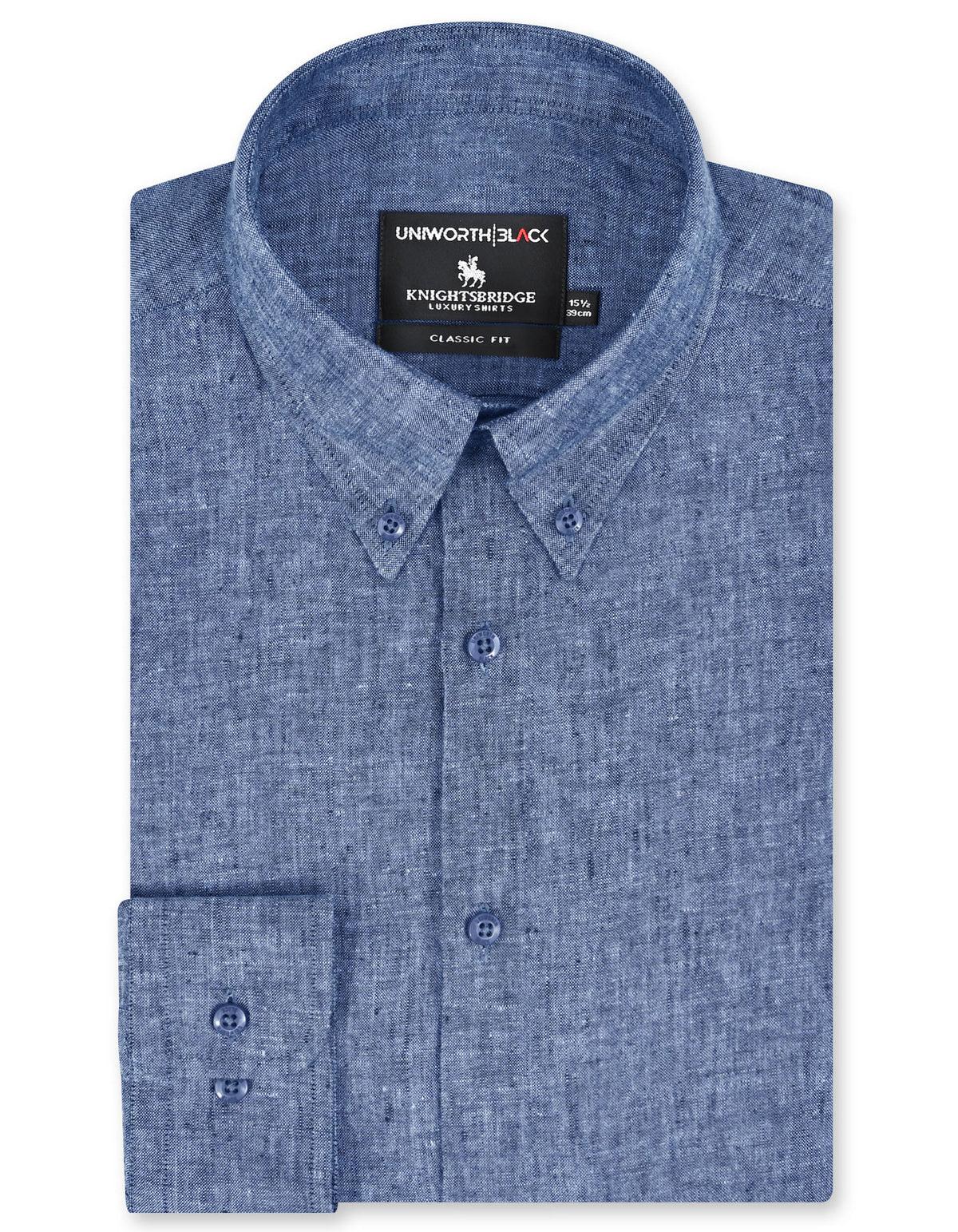 Plain Ash Grey Classic Fit Shirt FS2420-2RF-14.5