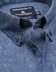Plain Ash Grey Classic Fit Shirt FS2420-2RF-15