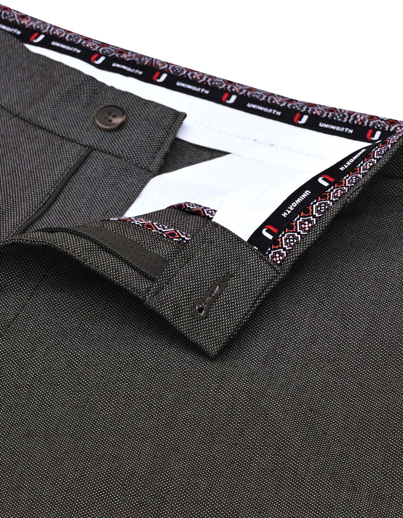 Chocolate Smart Fit Cotton Trouser FTC2552S-34