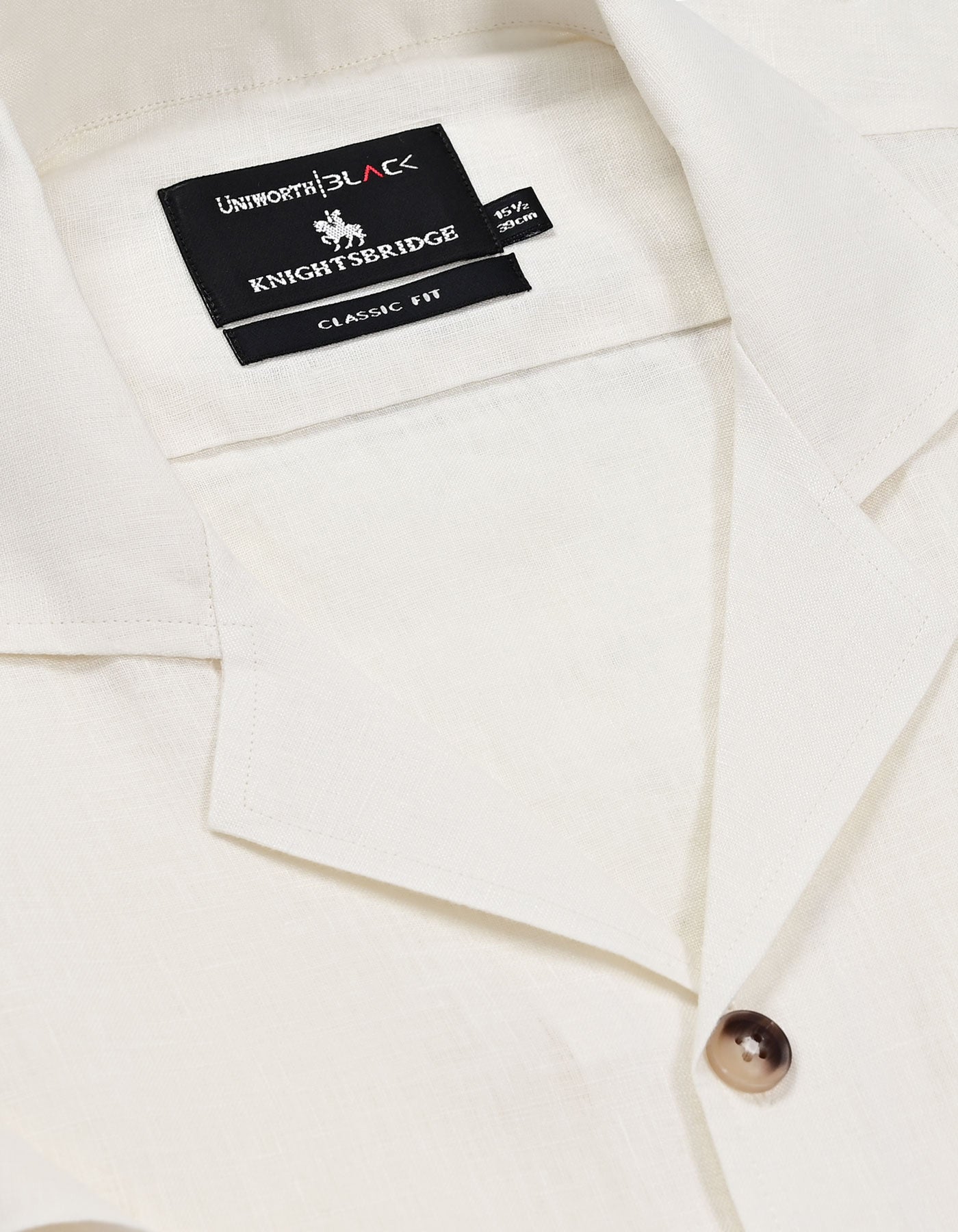 Plain Cream Classic Fit Shirt FS2412RH-15.5