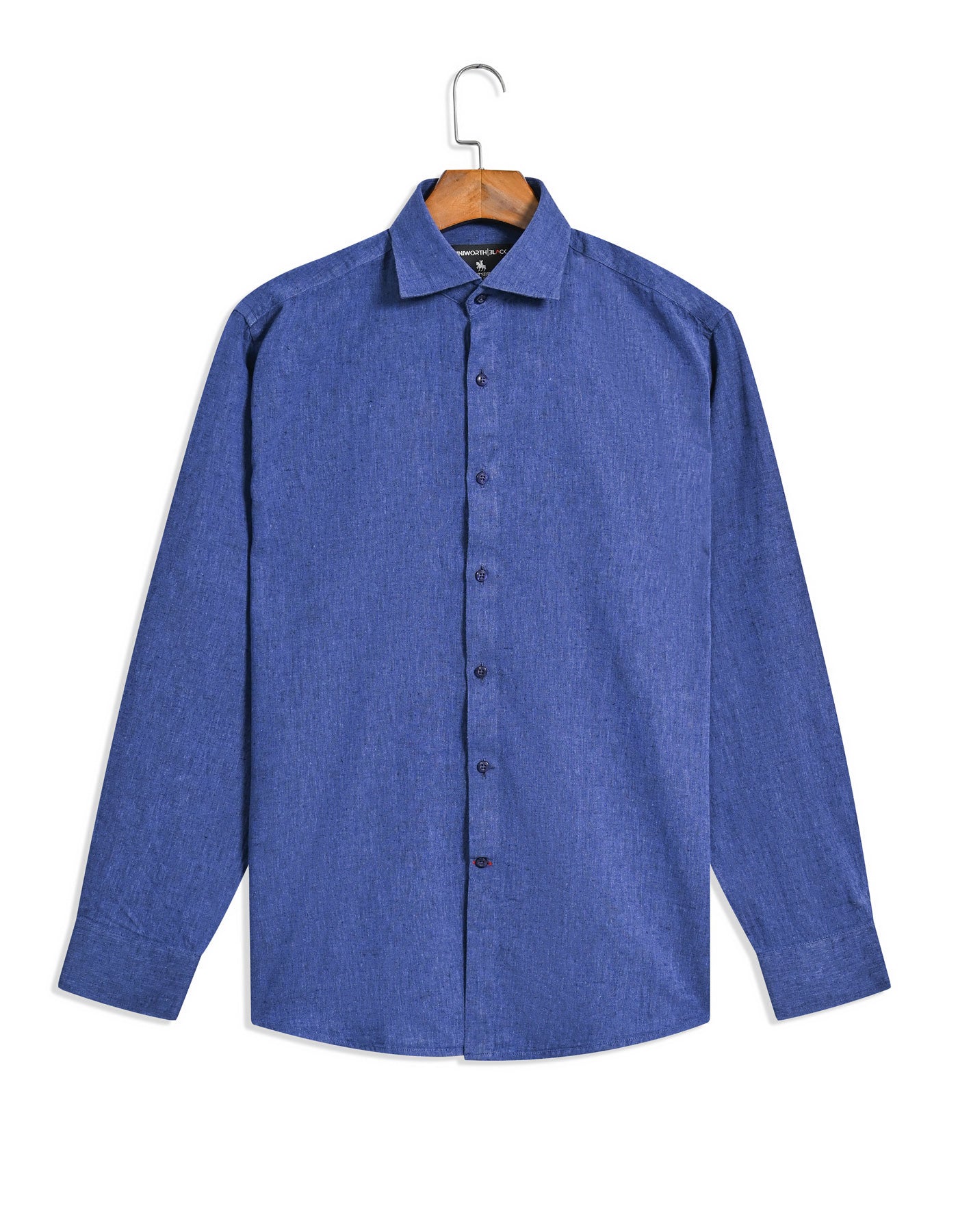 Plain Navy Tailored Smart Fit Shirt FS2408-3SF-15.5