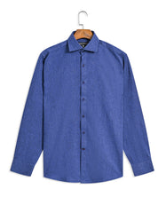 Plain Navy Tailored Smart Fit Shirt FS2408-3SF-15.5